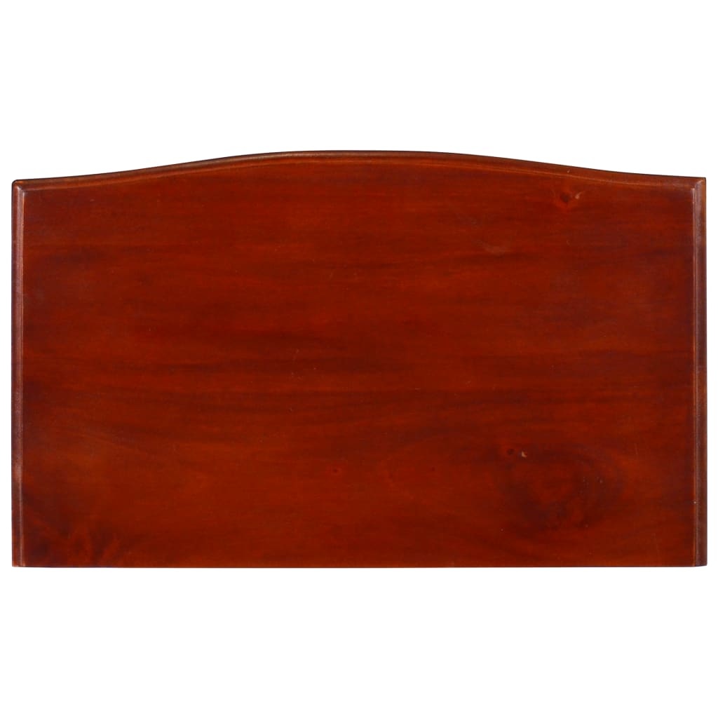 vidaXL Wandtafel 50x30x75 cm massief mahoniehout klassiek bruin