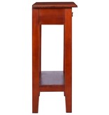 VidaXL Wandtafel 60x30x75 cm massief mahoniehout klassiek bruin