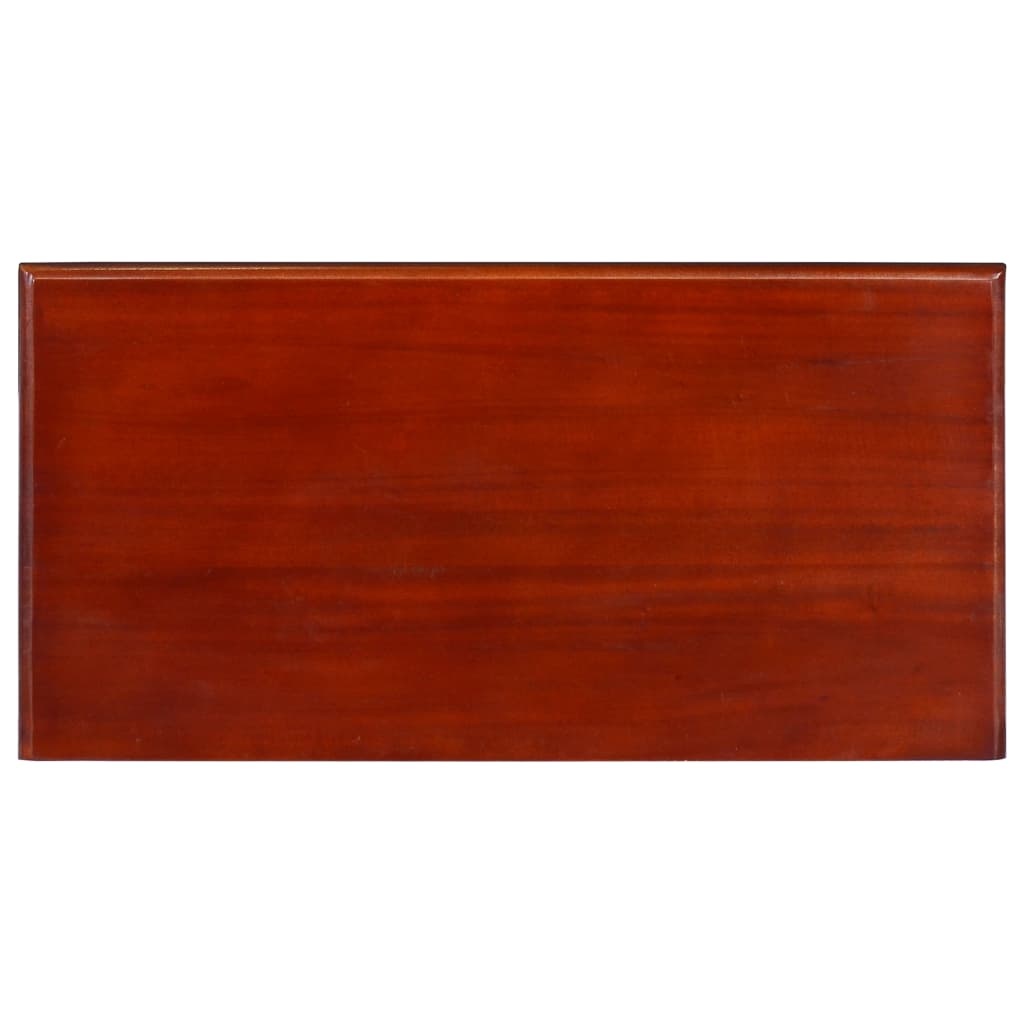 VidaXL Wandtafel 60x30x75 cm massief mahoniehout klassiek bruin