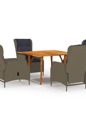 VidaXL 5-delige Tuinset bruin