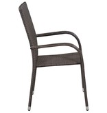VidaXL 5-delige Tuinset bruin