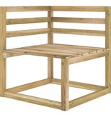 VidaXL 6-delige Loungeset met blauwe kussens
