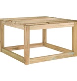 VidaXL 10-delige Loungeset met kussens geïmpregneerd grenenhout