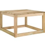 VidaXL 5-delige Loungeset met beige kussens