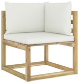 VidaXL 7-delige Loungeset met kussens geïmpregneerd grenenhout