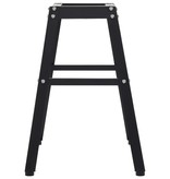 VidaXL Standaard voor 10''/245 mm lintzaagmachine gepoedercoat staal