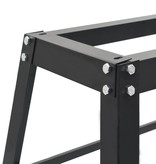 VidaXL Standaard voor 10''/245 mm lintzaagmachine gepoedercoat staal