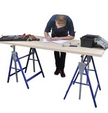 VidaXL Schragen 2 st verstelbaar