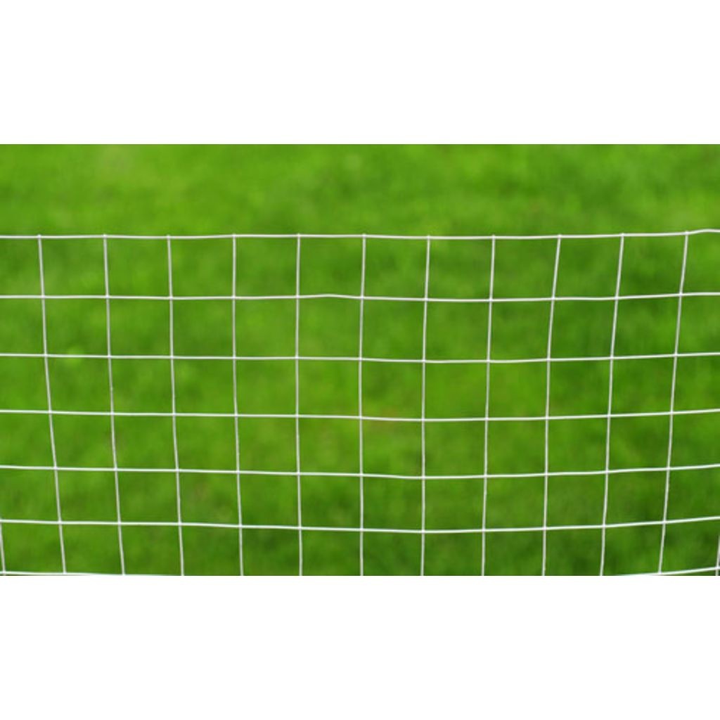 VidaXL Kippengaas 10x1 m gegalvaniseerd staal zilverkleurig