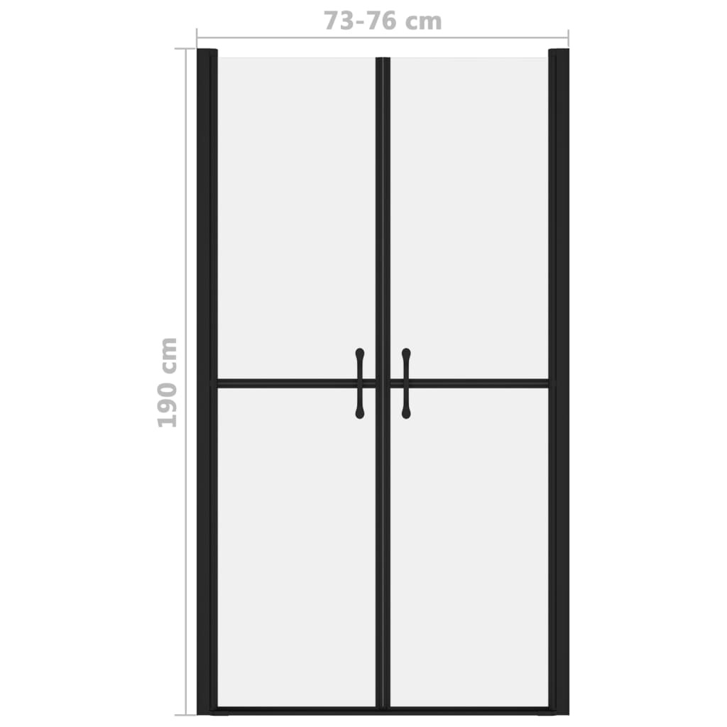 vidaXL Douchedeur (73-76)x190 cm ESG mat