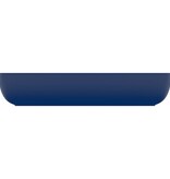VidaXL Wastafel rechthoekig 71x38 cm keramiek mat donkerblauw