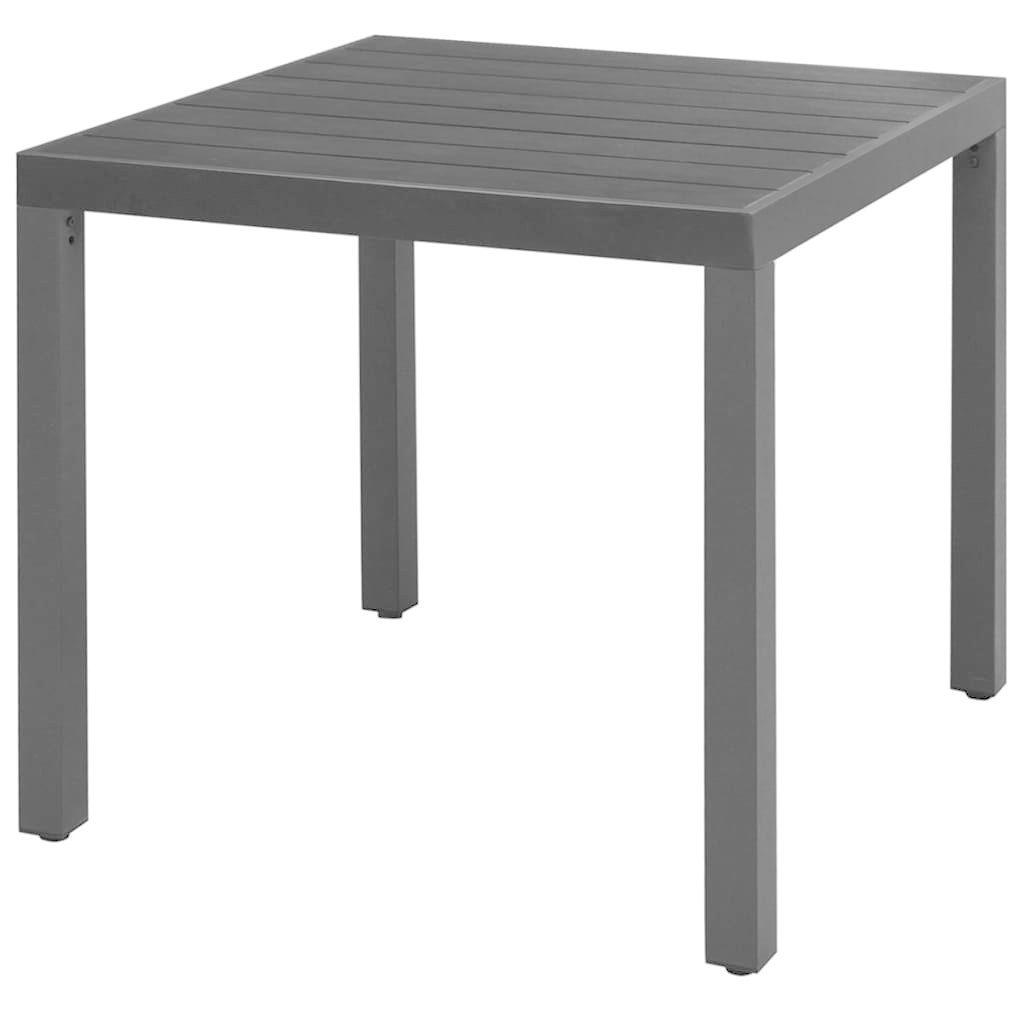 VidaXL 5-delige Tuinset PVC-rattan zwart
