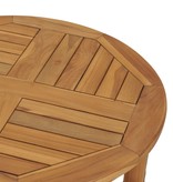 VidaXL 3-delige Tuinbarset massief teakhout