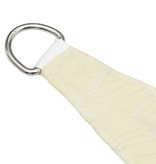 VidaXL Zonnescherm trapezium 3/4x3 m oxford stof crèmekleurig