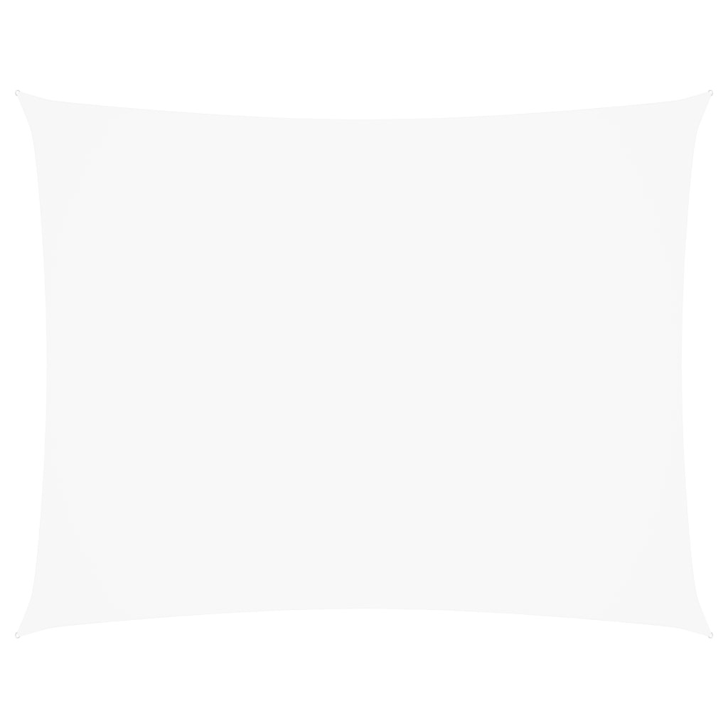 VidaXL Zonnescherm rechthoekig 2x4 m oxford stof wit
