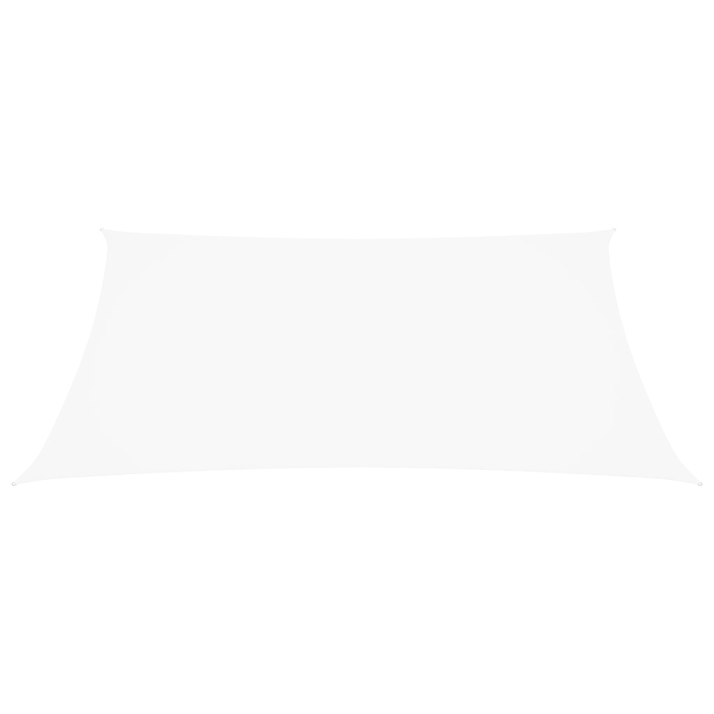 VidaXL Zonnescherm rechthoekig 2x4 m oxford stof wit