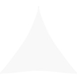 VidaXL Zonnescherm driehoekig 4x4x4 m oxford stof wit