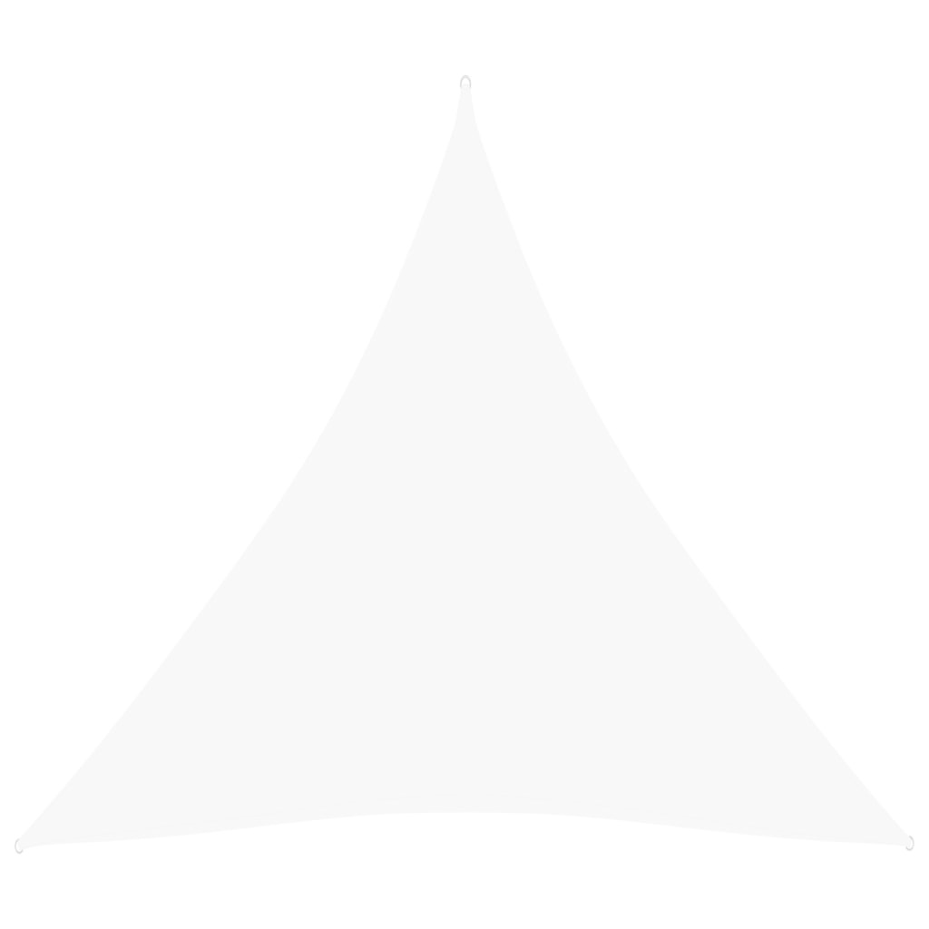 vidaXL Zonnescherm driehoekig 4x4x4 m oxford stof wit