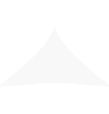 VidaXL Zonnescherm driehoekig 4x4x4 m oxford stof wit