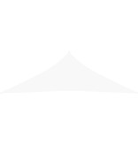 VidaXL Zonnescherm driehoekig 4x4x5,8 m oxford stof wit