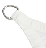 VidaXL Zonnescherm driehoekig 4x4x5,8 m oxford stof wit