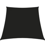vidaXL Zonnescherm trapezium 3/4x2 m oxford stof zwart