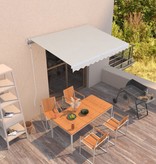 VidaXL Luifel automatisch uittrekbaar 300x250 cm crème