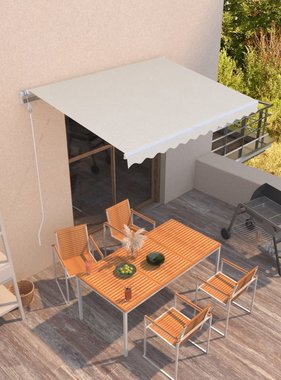 VidaXL Luifel automatisch uittrekbaar 300x250 cm crème