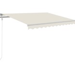 VidaXL Luifel automatisch uittrekbaar 300x250 cm crème