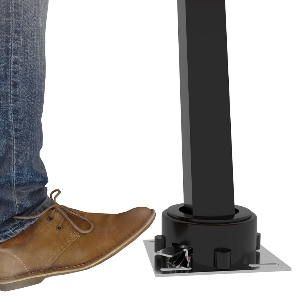 VidaXL Luifel vrijstaand automatisch 300x250 cm geel en wit