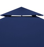 VidaXL Prieeldak 2 lagen 4x3m 310 g/m² blauw