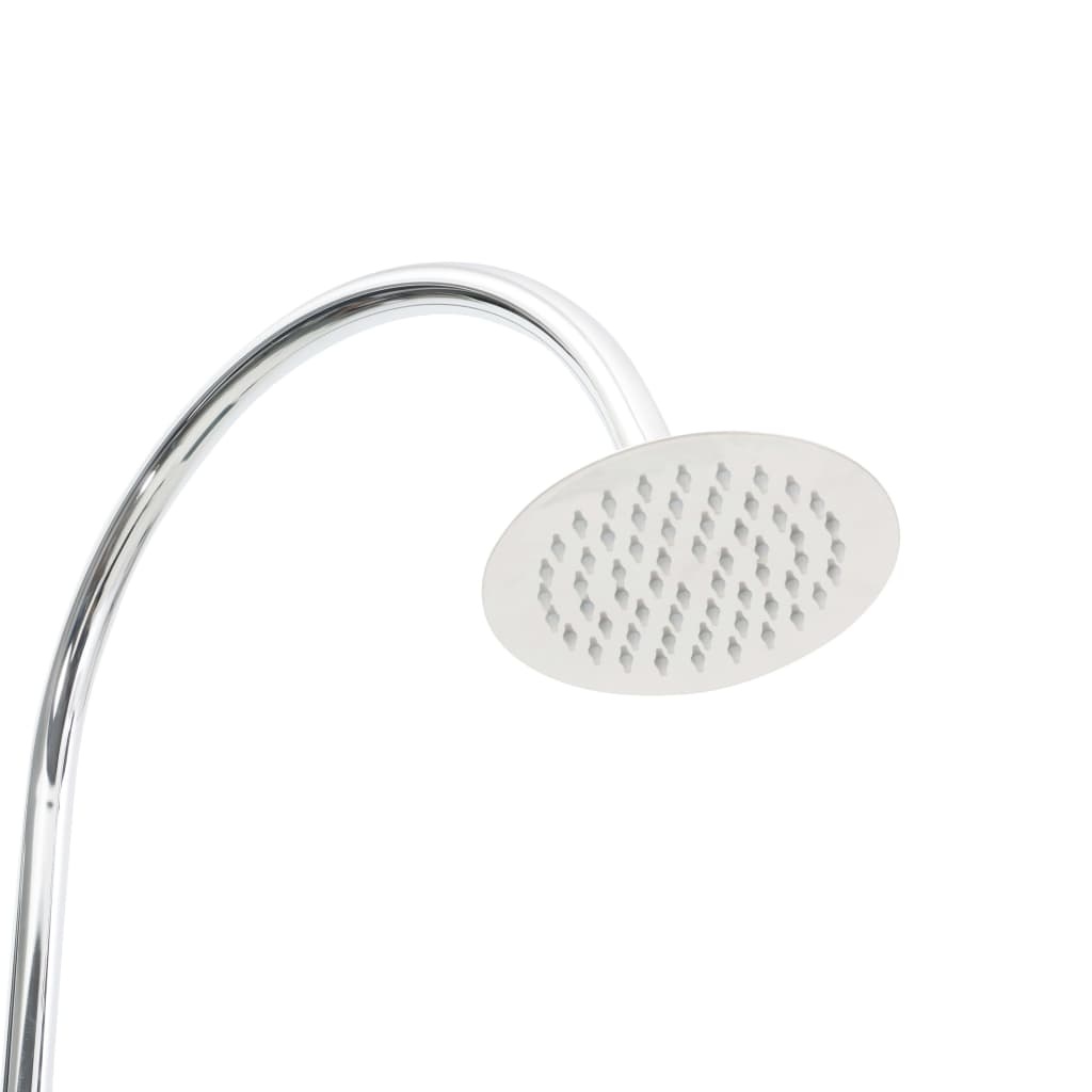 VidaXL Tuindouche hout wit