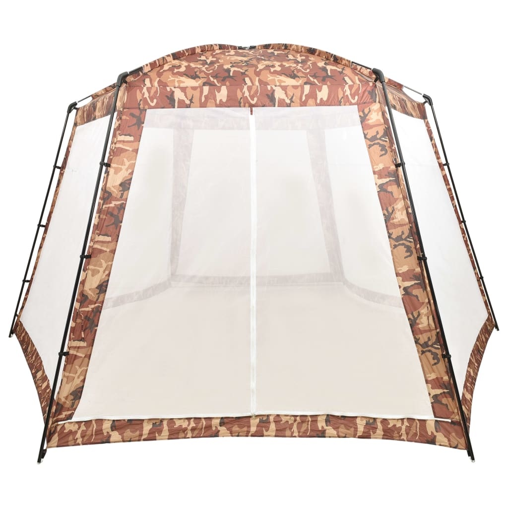 vidaXL Zwembadtent 500x433x250 cm stof camouflage