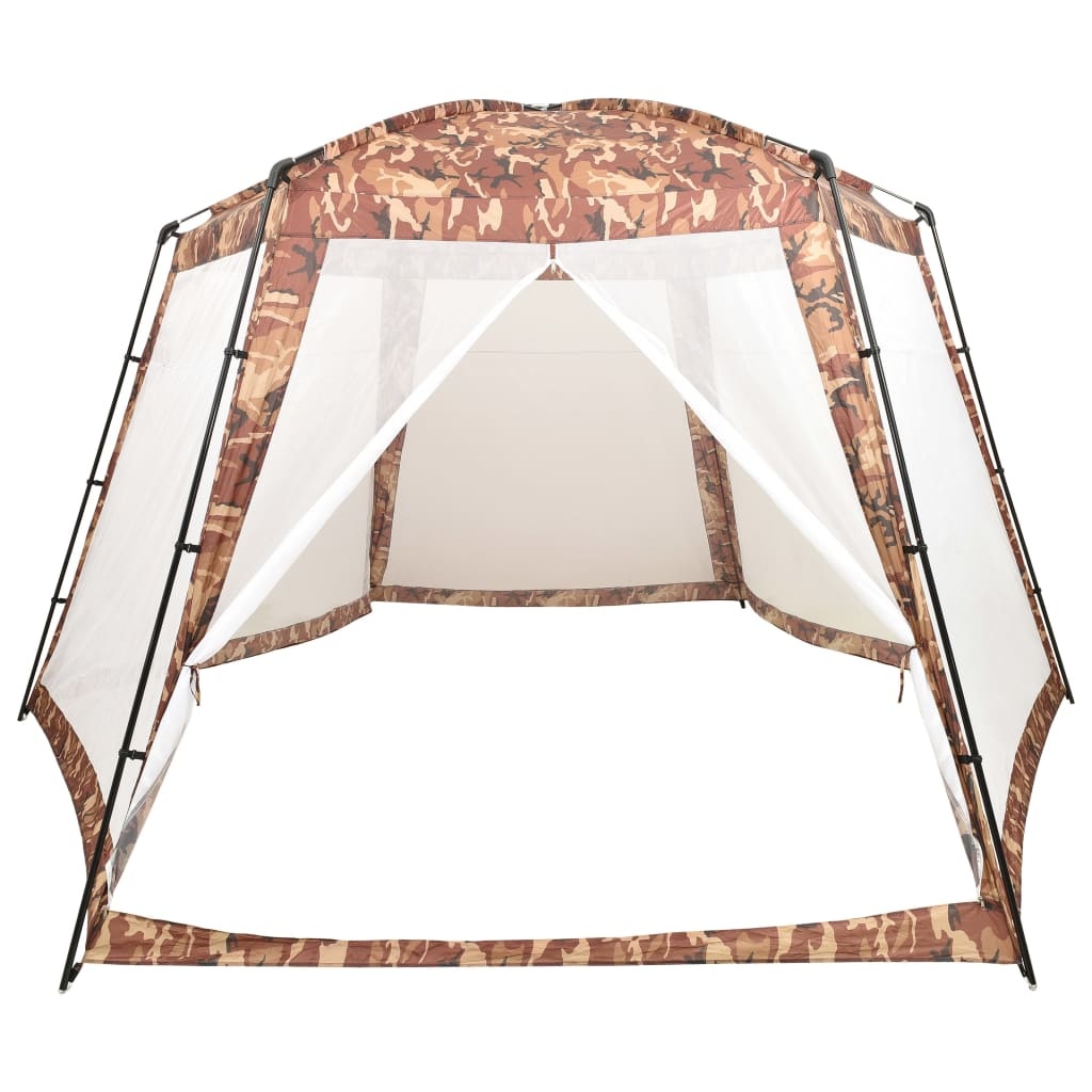 vidaXL Zwembadtent 500x433x250 cm stof camouflage