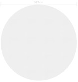 VidaXL Zwembadfolie solar drijvend 527 cm PE grijs