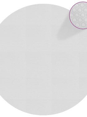 VidaXL Zwembadfolie solar drijvend 455 cm PE grijs