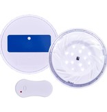 VidaXL Zwembadlamp dompelbaar drijvend LED met afstandsbediening wit