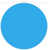 VidaXL Zwembadhoes 417 cm PE blauw
