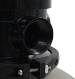 vidaXL Zwembadzandfilter met 4-positie ventiel 350 mm grijs