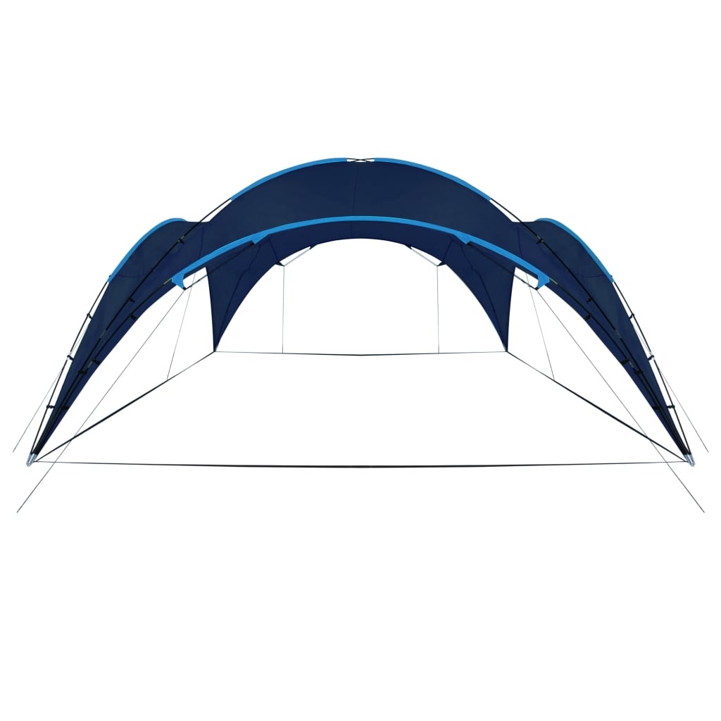 vidaXL Partytent boog 450x450x265 cm donkerblauw