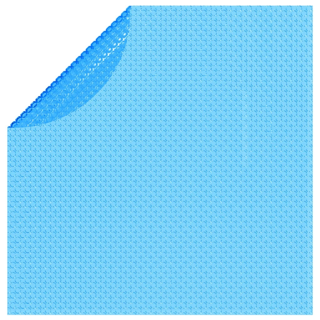 vidaXL Solar zwembadfolie drijvend rond 250 cm PE blauw