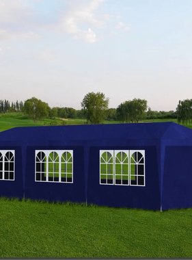 vidaXL Partytent 3x9 m blauw