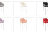 KantoormeubelenPlus Barkruk Sarpsborg Kunstleer met 4-poots frame W