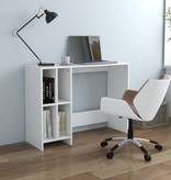 VidaXL Bureau 102,5x35x75 cm spaanplaat wit