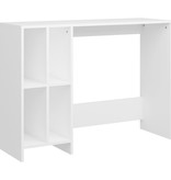 VidaXL Bureau 102,5x35x75 cm spaanplaat wit