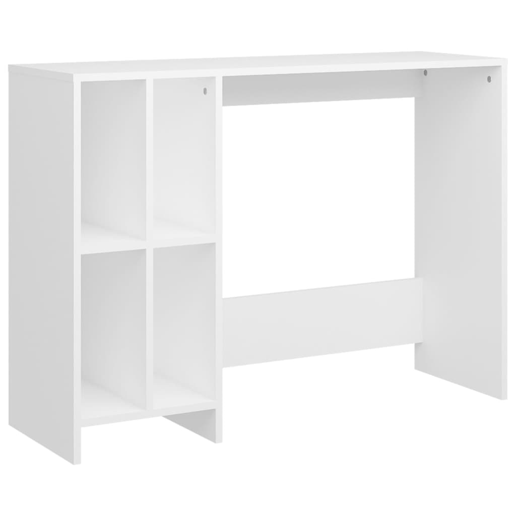 VidaXL Bureau 102,5x35x75 cm spaanplaat wit