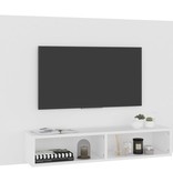 vidaXL Tv-wandmeubel 120x23,5x90 cm spaanplaat wit