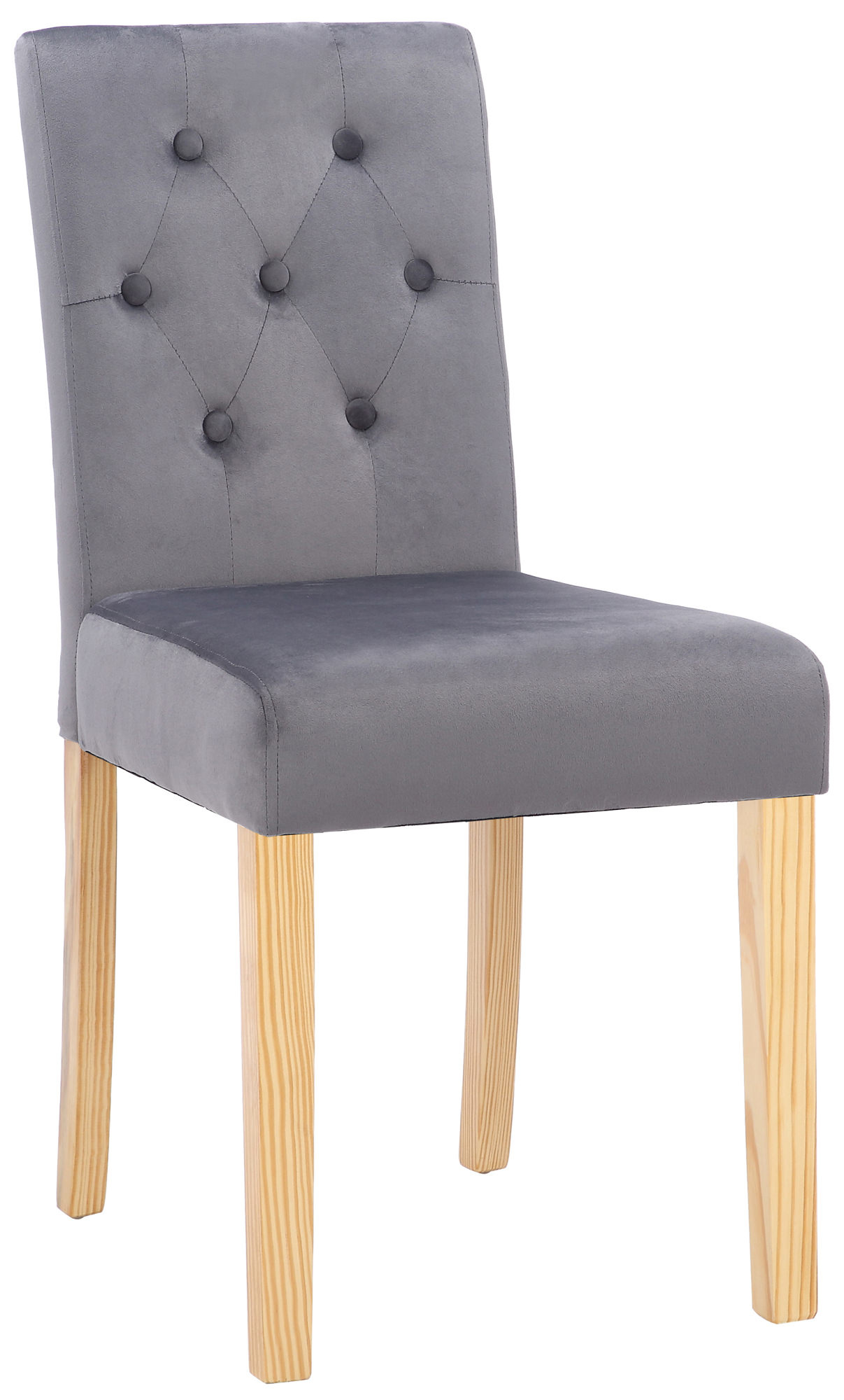 KantoormeubelenPlus Eetkamerstoel Koge Fluweel Naturel