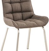 KantoormeubelenPlus Eetkamerstoel Thisted RVS