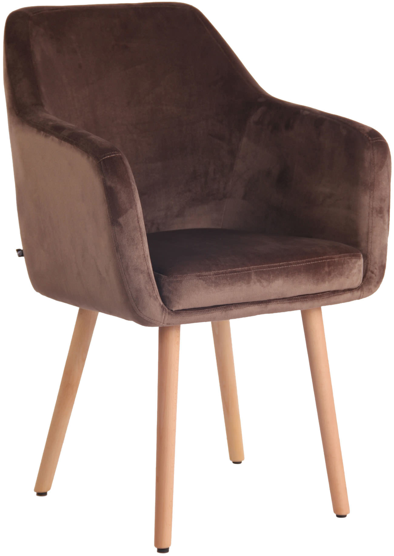 KantoormeubelenPlus Eetkamerstoel Bornholm Velvet N